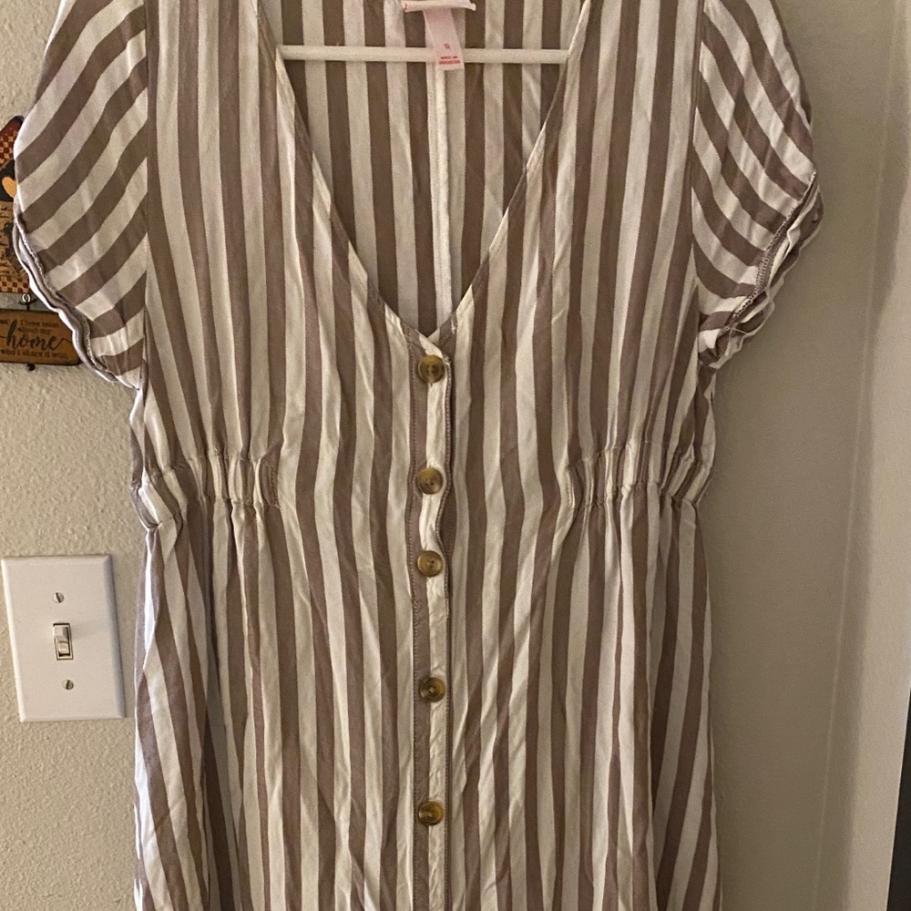 Maternity dress striped